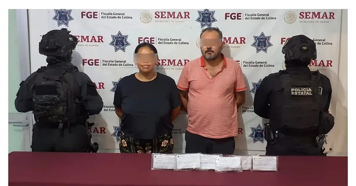 Capturan a “El Salsas”, operador del CJNG, en Colima junto a una cómplice