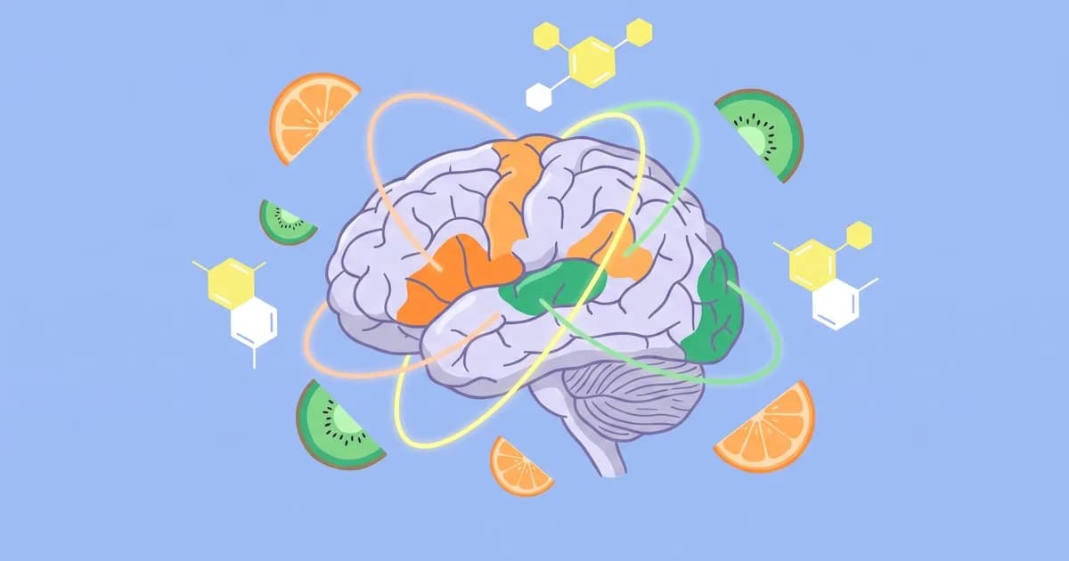 Estudio japonés revela vínculo entre vitamina C y salud cerebral en adultos mayores