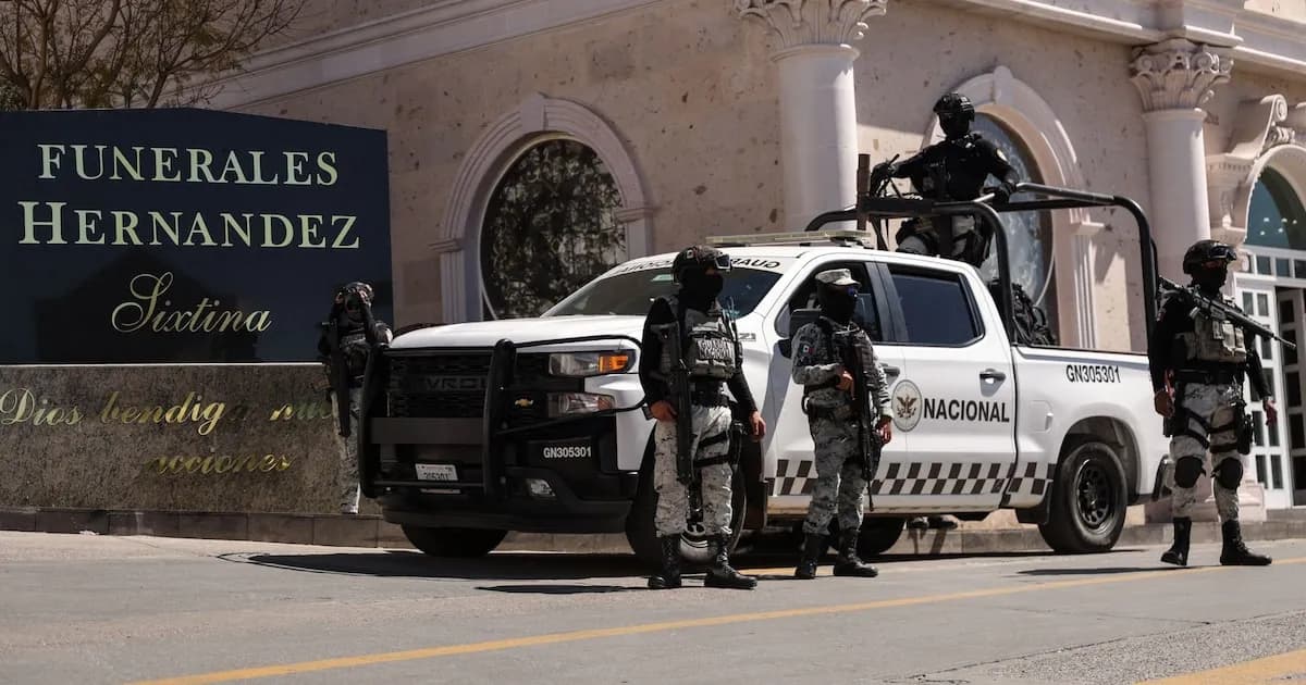 Desgarrador funeral de Nahomi Elizabeth, joven guardia nacional fallecida en operativo