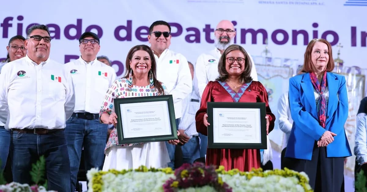 La Pasión de Cristo en Iztapalapa recibe reconocimiento de la UNESCO como Patrimonio Cultural