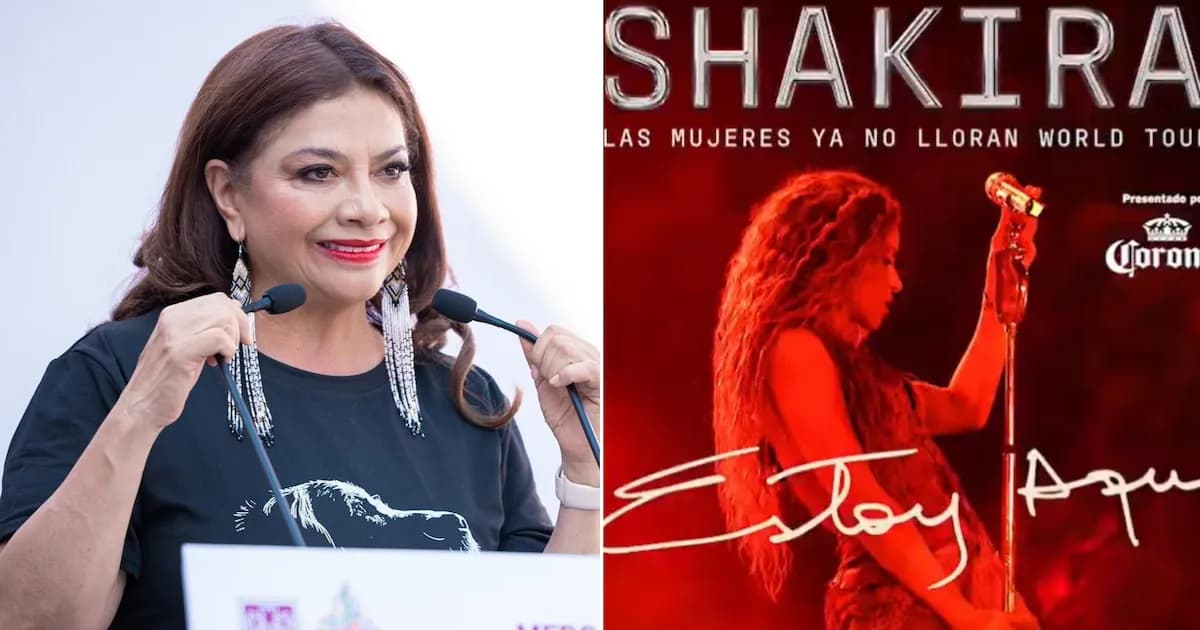 Clara Brugada invita a disfrutar del concierto gratuito de Shakira en el Zócalo de CDMX