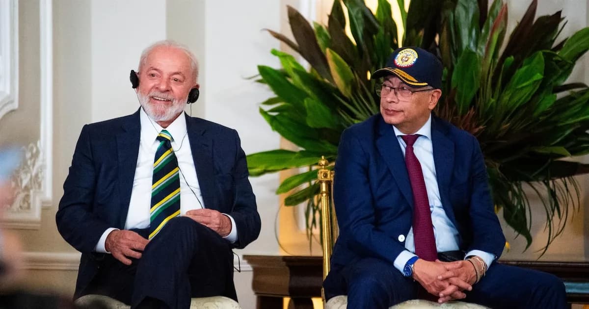 Lula destaca el compromiso de Petro con una transición pacífica en Colombia