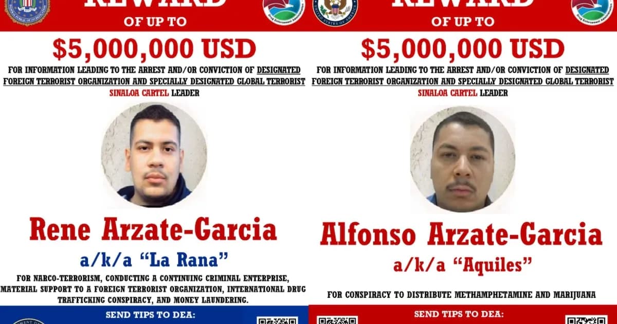 Los hermanos Arzate: el ascenso en el Cártel de Sinaloa junto a “El Mayo” Zambada