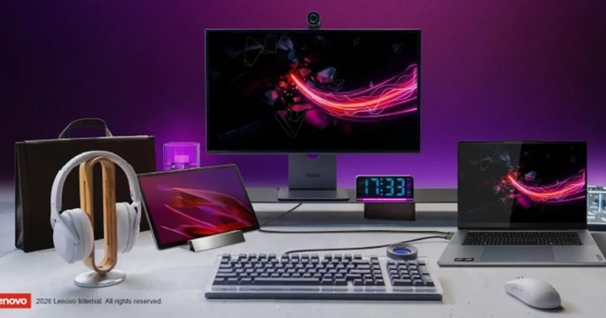 Lenovo lanza nuevos portátiles con IA en sus líneas Yoga e IdeaPad para 2026