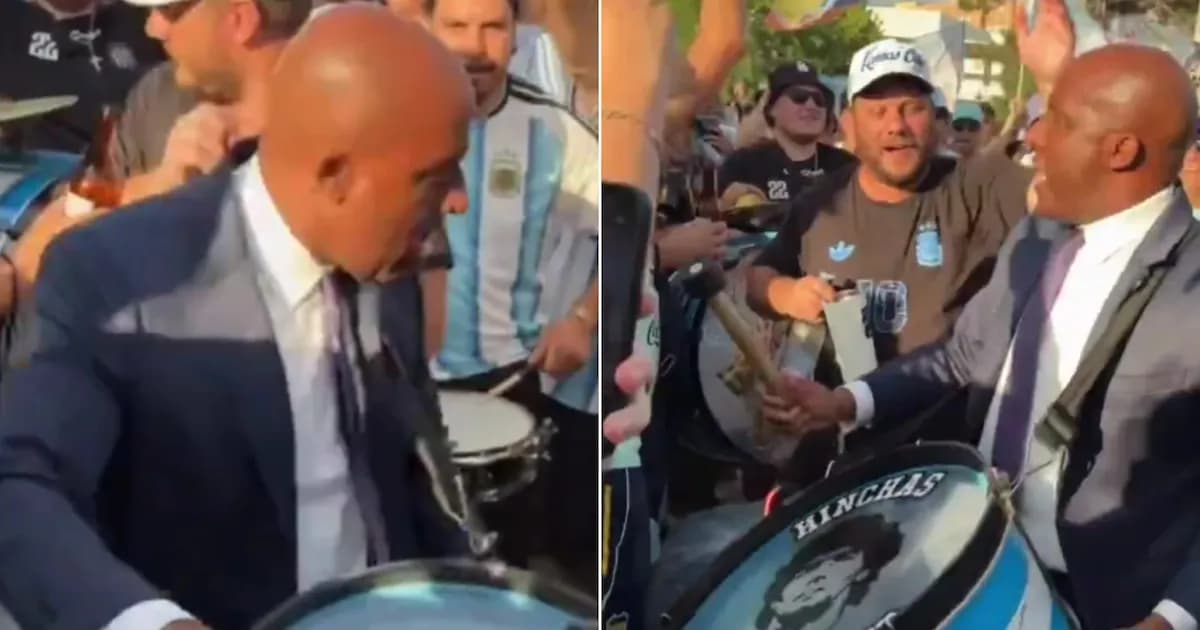 El alcalde de Kansas City se une a la fiesta argentina en el banderazo previo al Mundial