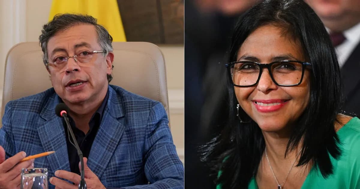 Delcy Rodríguez y Gustavo Petro planean reunión binacional en el corto plazo