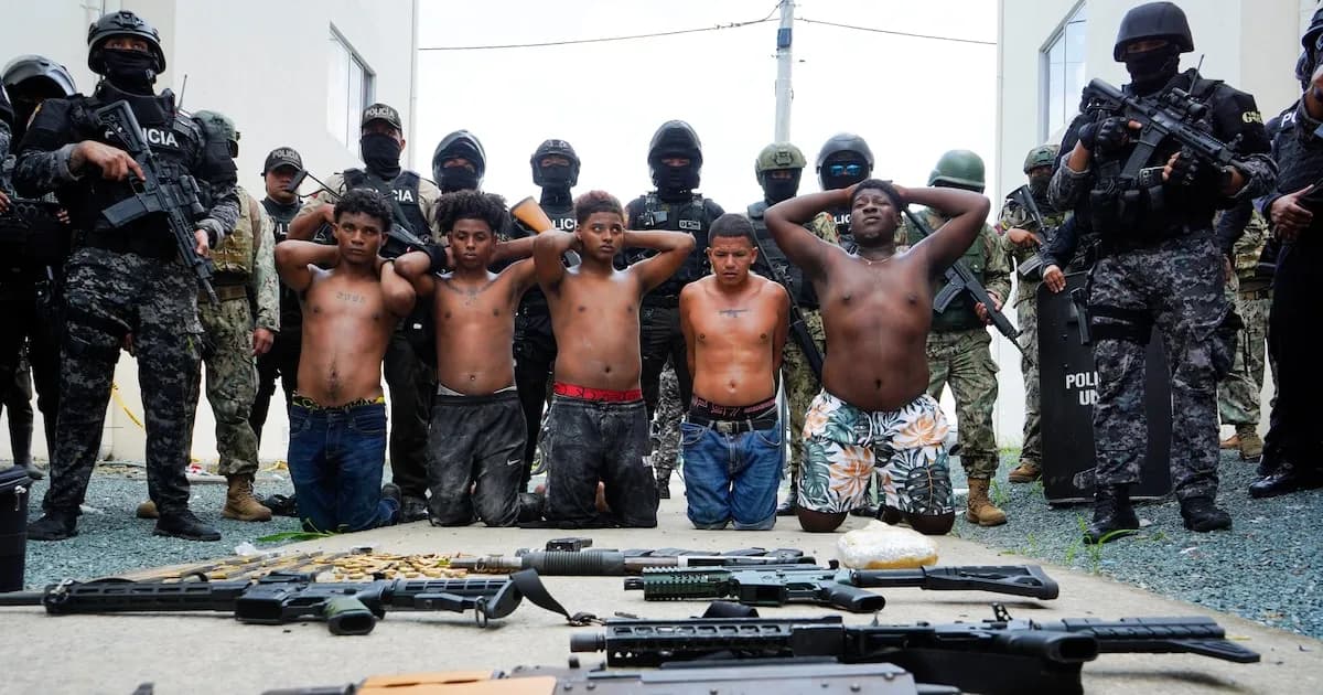 Ecuador se posiciona entre los cinco países con mayor crimen organizado del mundo
