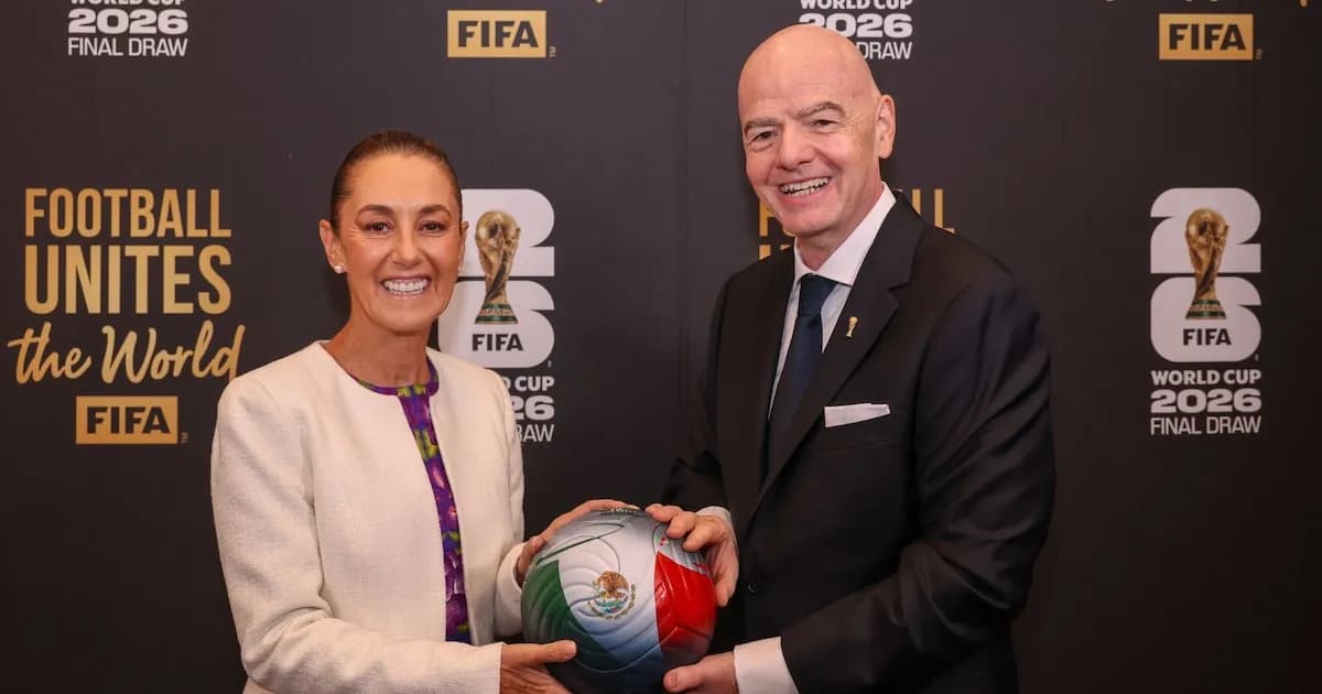 Sheinbaum anuncia visita de la FIFA para evaluar seguridad en ciudades del Mundial 2026