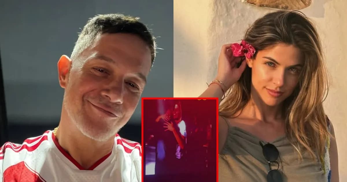 Emotivo encuentro entre Alejandro Sanz y Stephanie Cayo en Lima