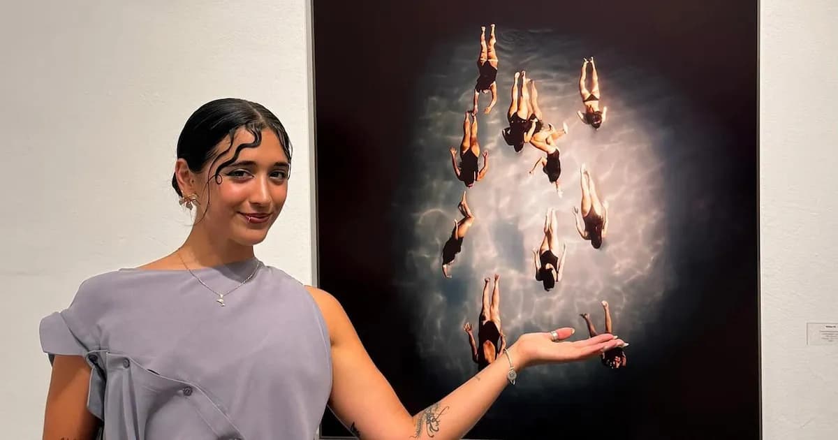 Delfina Pignatiello presenta 'Ninfas', su primera exposición de arte tras dejar la natación