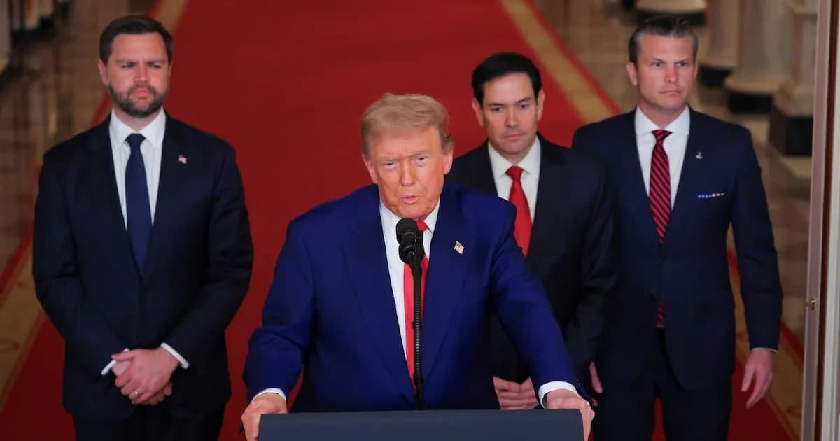 Trump expresa su descontento con Irán y no descarta el uso de la fuerza militar