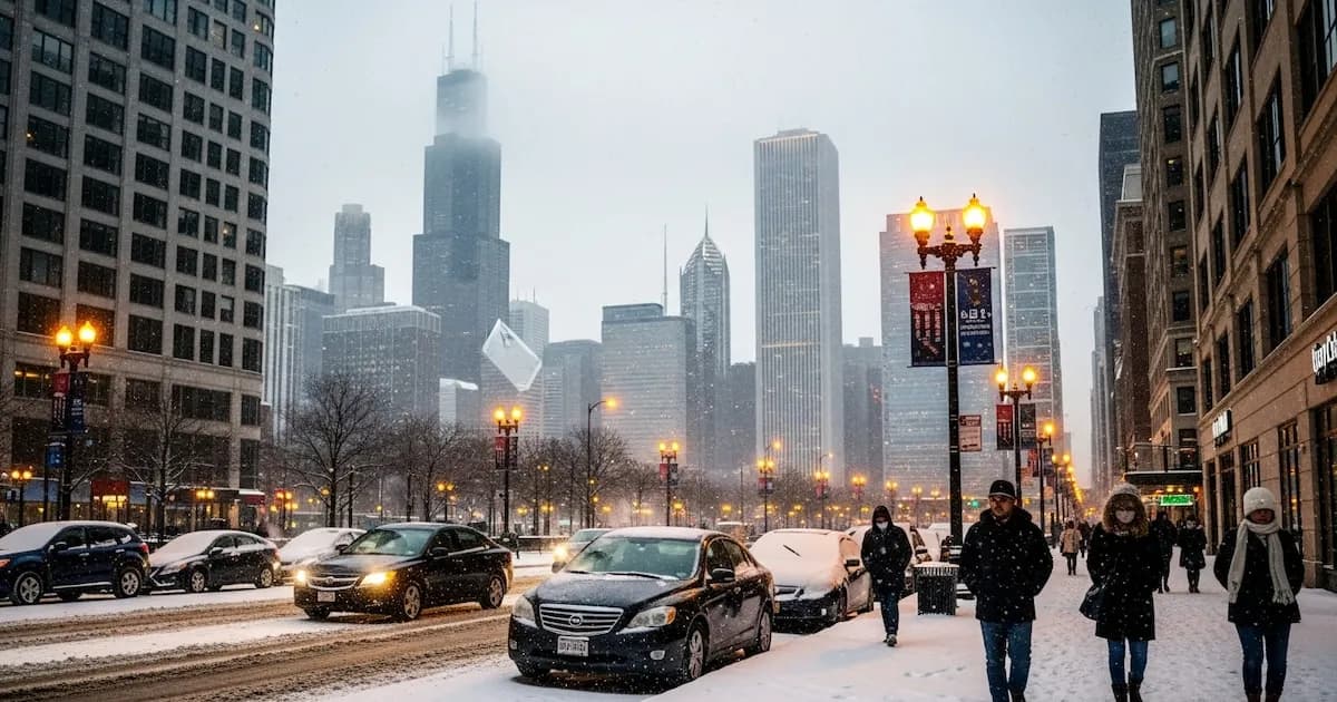 Chicago se prepara para un drástico descenso térmico y riesgo de nevadas este fin de semana
