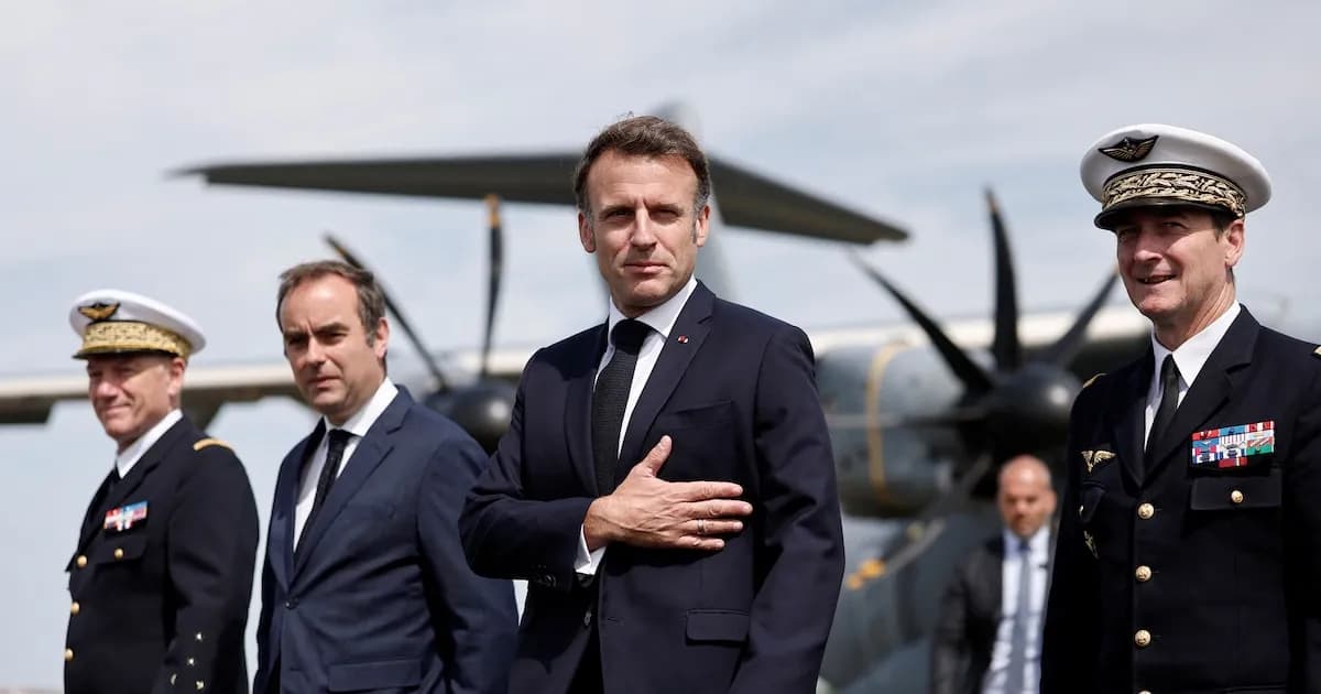 Macron presentará nueva estrategia nuclear de Francia en base submarina ante Europa