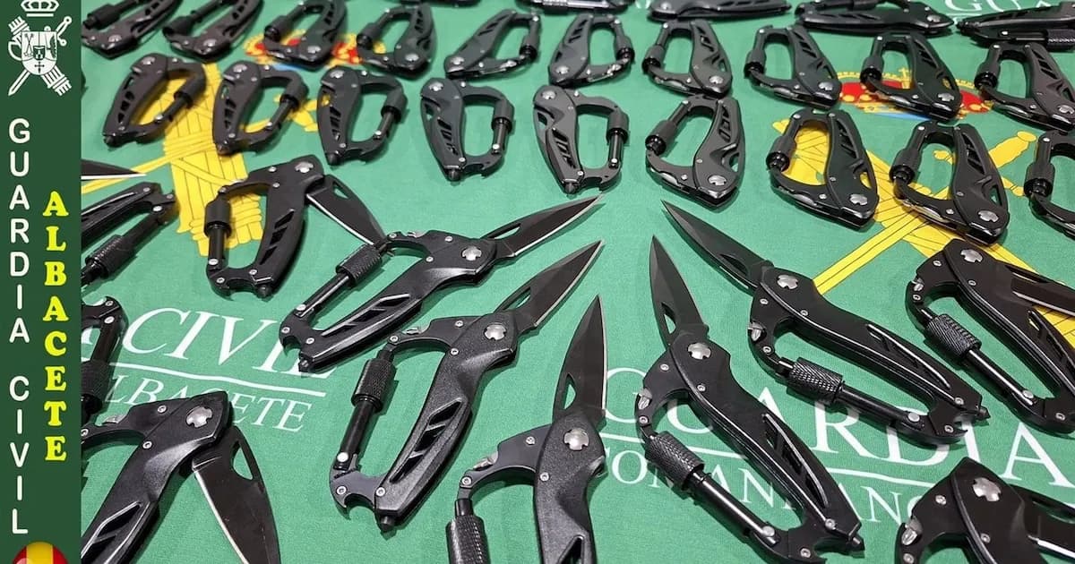 El PP impulsa un plan contra armas blancas en el Congreso para endurecer su control