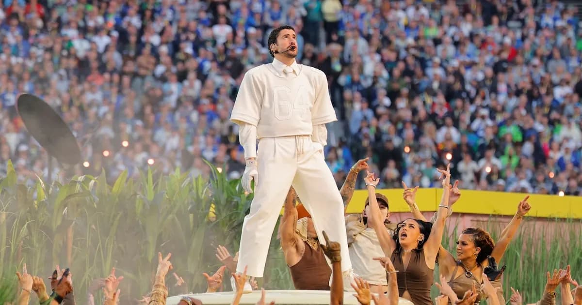 Bad Bunny y su mensaje sobre la agricultura en el Super Bowl