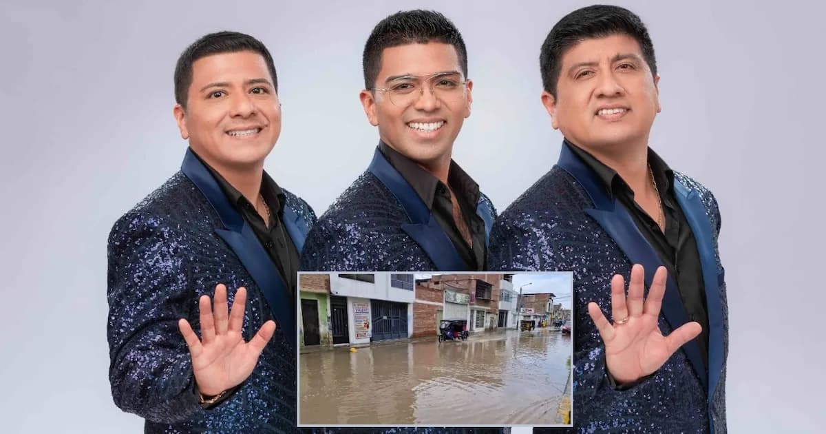 Grupo 5 suspende su show en Olmos por fuertes lluvias y muestra su apoyo a los damnificados