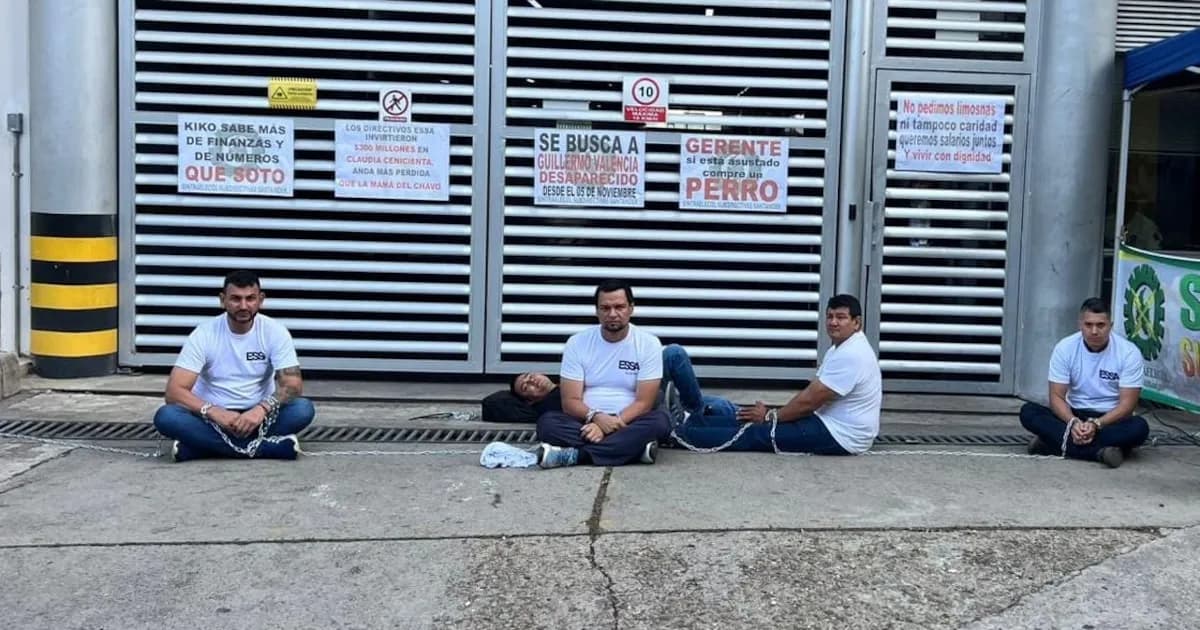 Conflicto en la Electrificadora de Santander: Más de 250 contratos suspendidos en huelga