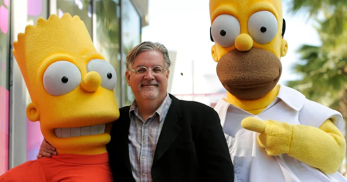 Matt Groening y sus hijos: Humor familiar sobre el futuro de Los Simpson
