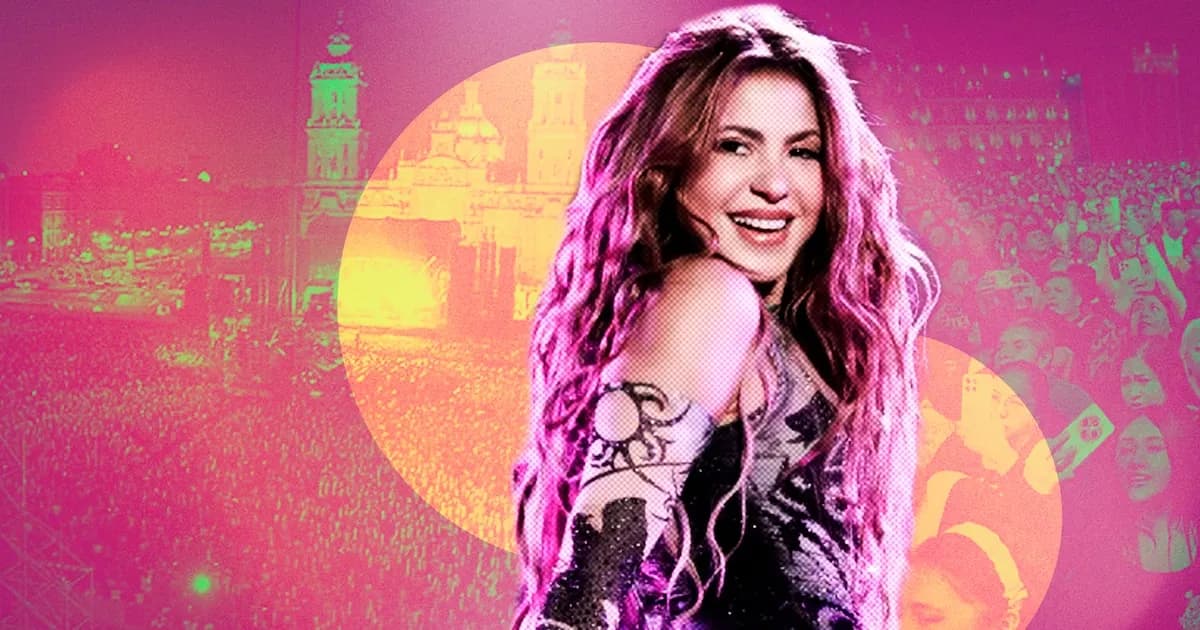 El Zócalo de CDMX se prepara para el esperado concierto gratuito de Shakira