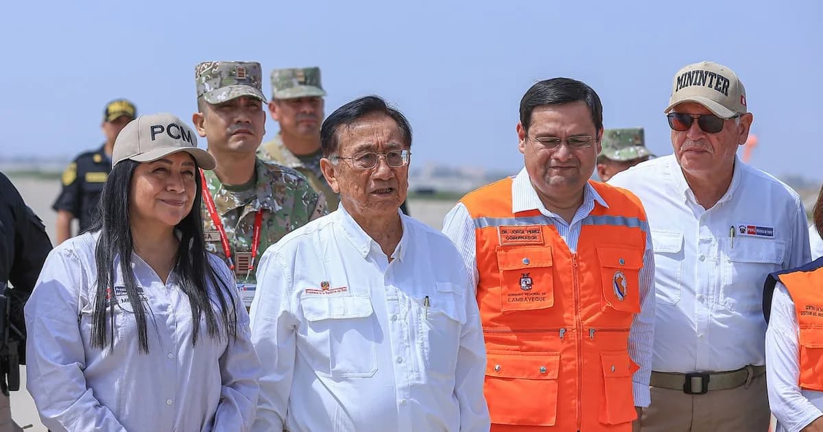 José Balcázar visita Chiclayo para atender emergencia por lluvias devastadoras