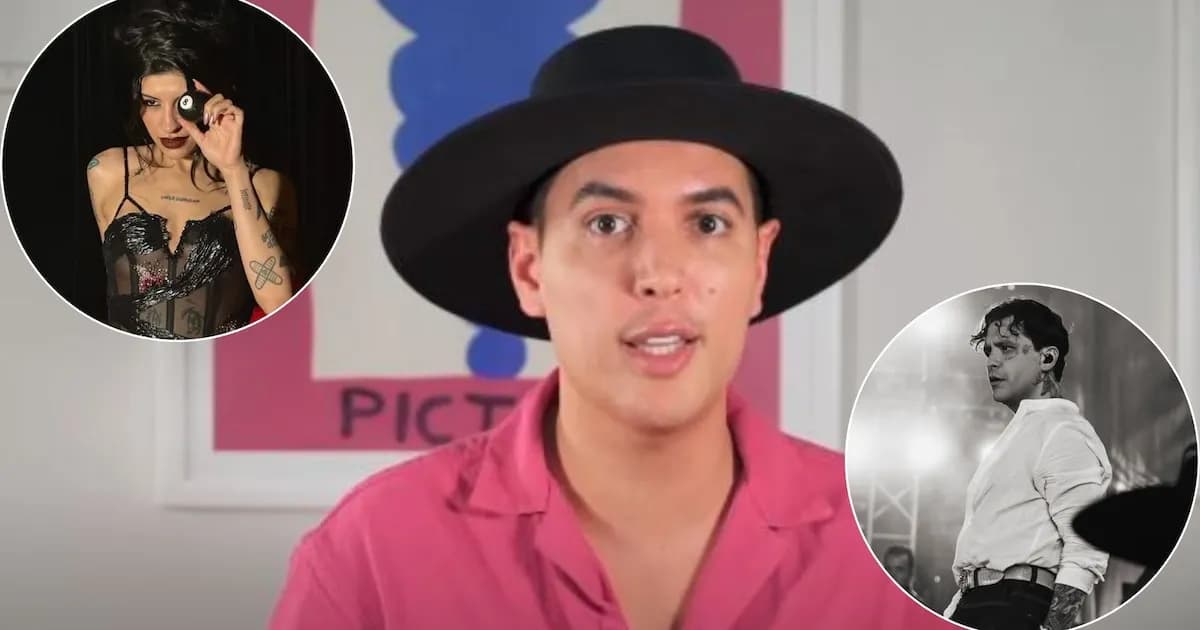 Un Tal Fredo critica a Christian Nodal por polémica con Cazzu y la paternidad en la música urbana