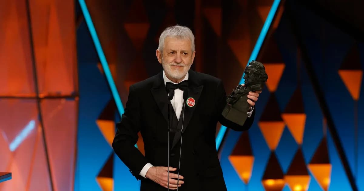 Jose Ramón Soroiz se alza con el Goya a Mejor Actor por ‘Maspalomas’ y sueña con la felicidad de todos