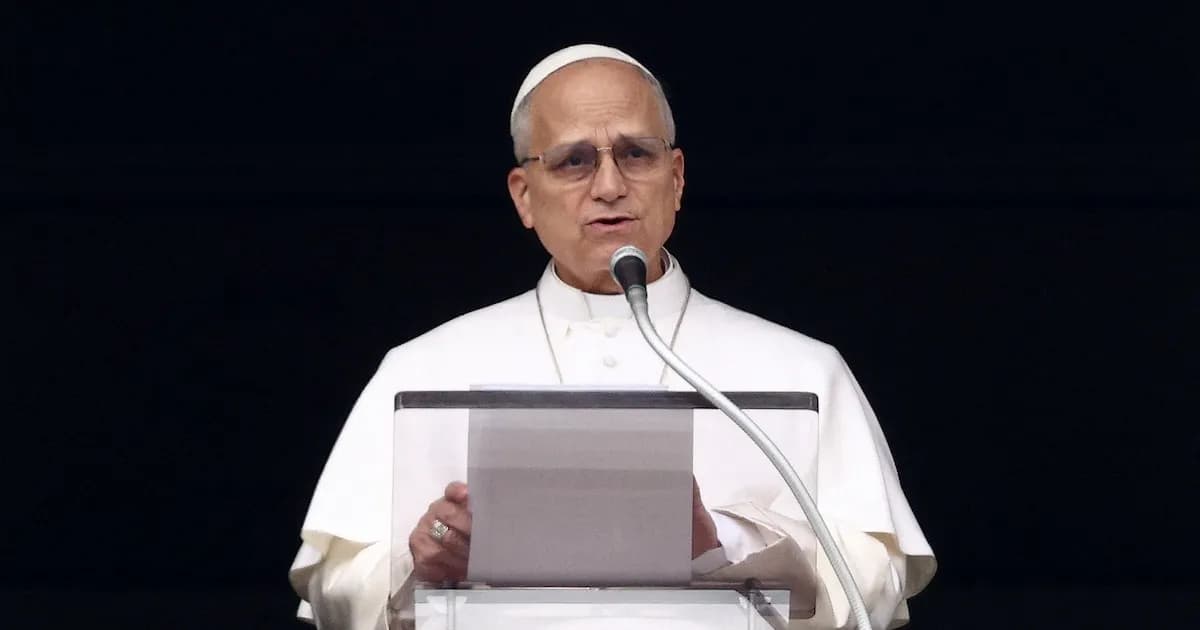 El papa León XIV insta a detener la violencia en Oriente Medio antes de que sea irreversible