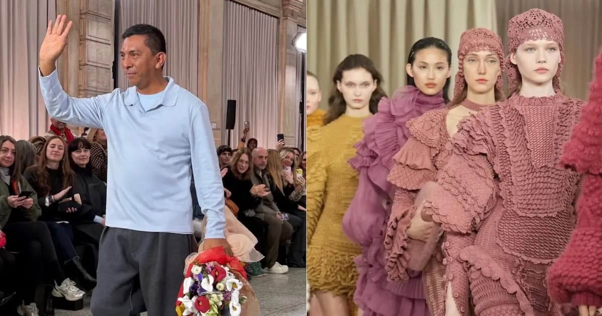 Jorge Luis Salinas deslumbró en la Milan Fashion Week 2026 con su colección Virreinato