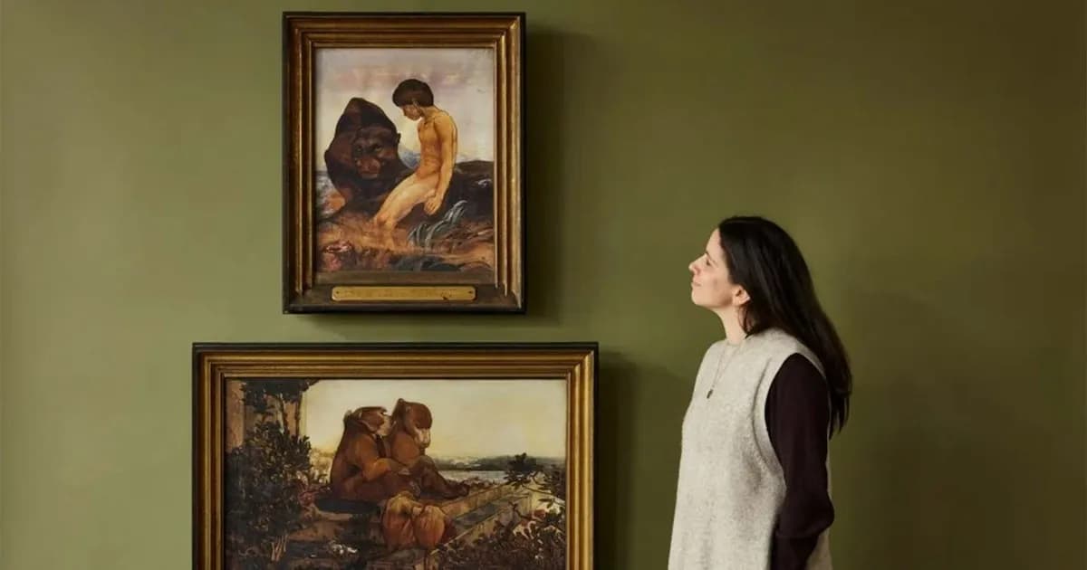 Hallan acuarelas originales de "El libro de la selva" tras más de 100 años de olvido