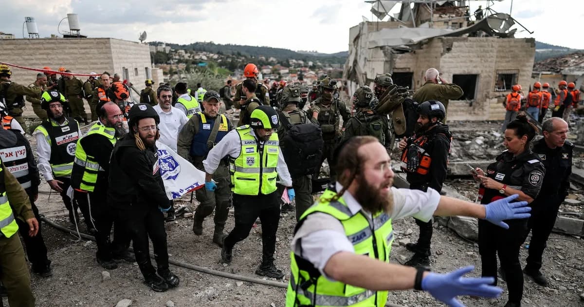 Nueve civiles israelíes pierden la vida en ataque iraní a sinagoga cerca de Jerusalén