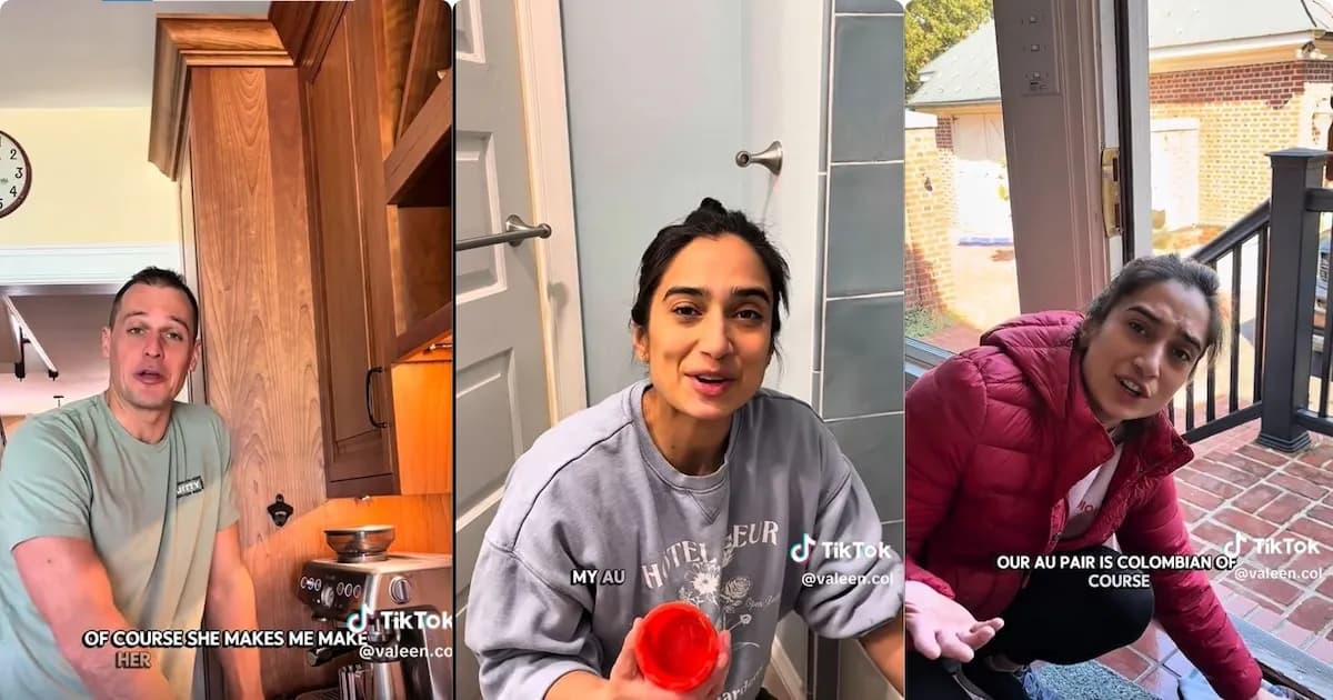 Una niñera colombiana conquista a una familia estadounidense en TikTok