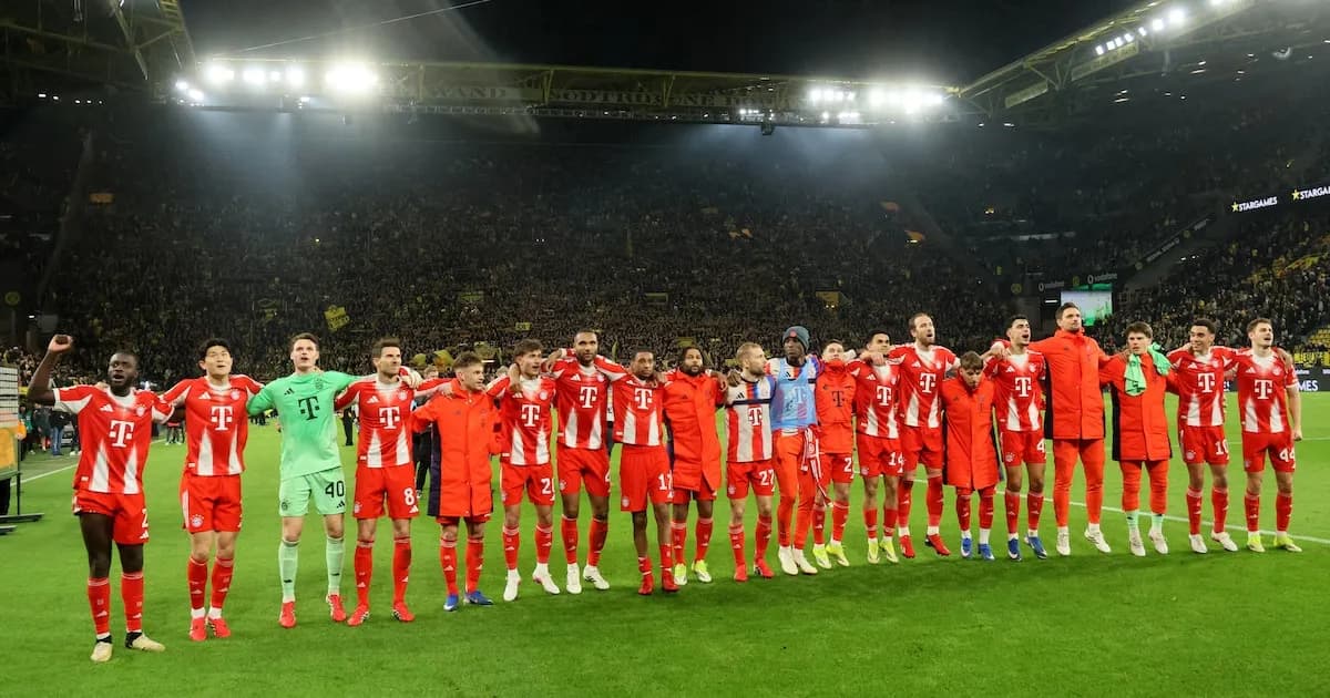 Bayern Múnich se acerca al título de Bundesliga tras vencer a Borussia Dortmund