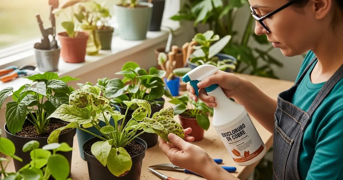 El oxicloruro de cobre: el aliado natural contra hongos en tus plantas