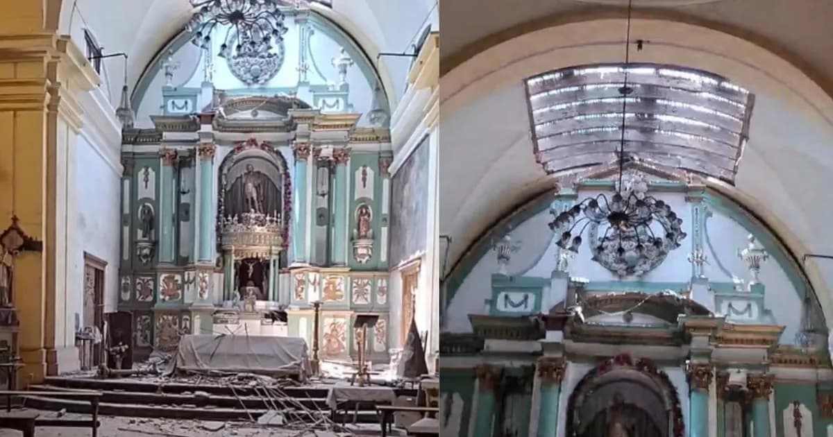 Colapso en la iglesia San Lázaro del Rímac durante misa: sacerdote ileso y cierre del templo
