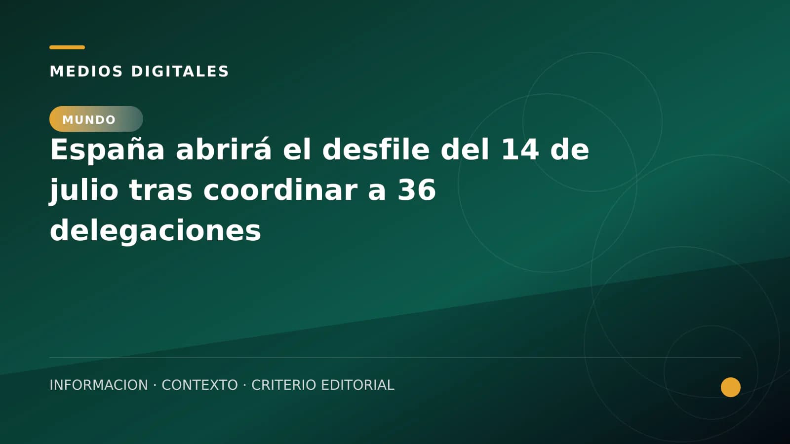 España abrirá el desfile del 14 de julio tras coordinar a 36 delegaciones