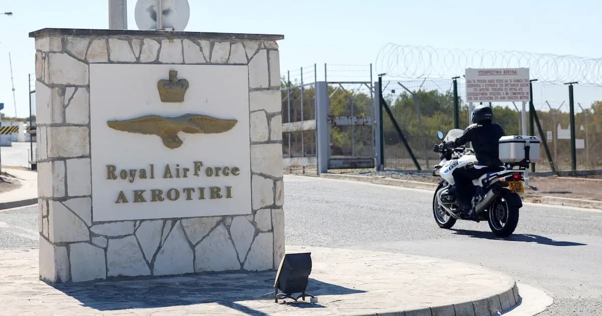 Drone ataca base británica en Chipre tras apoyo del Reino Unido a EE.UU.