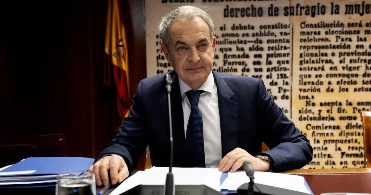Zapatero aclara su falta de vínculos con Plus Ultra ante el Senado