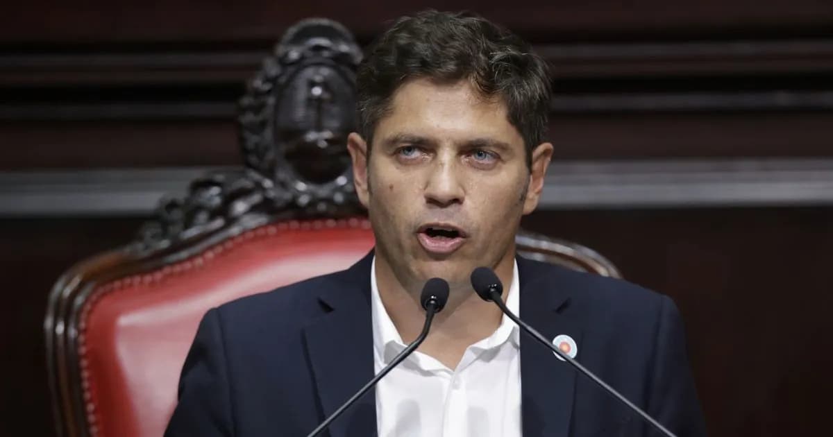 Kicillof inicia sesiones en medio de paro docente y críticas a Milei