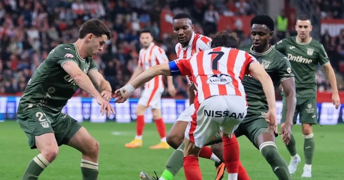 Empate sin goles entre Sporting y Leganés; Andorra sorprende al Córdoba