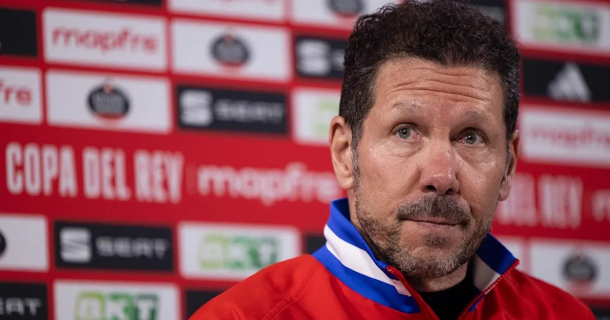 Simeone se muestra firme ante los comentarios previos al duelo con el Barcelona