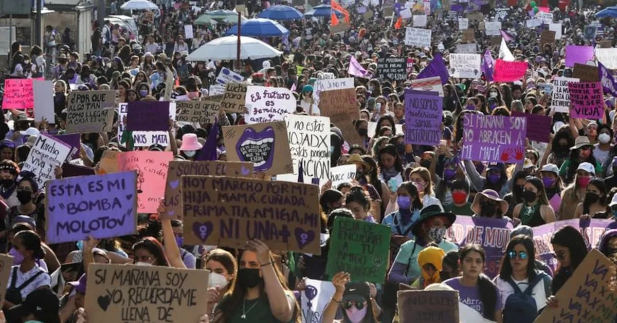 Marcha del 8M en CDMX: Salida desde la Glorieta de las Mujeres que Luchan a las 12 PM