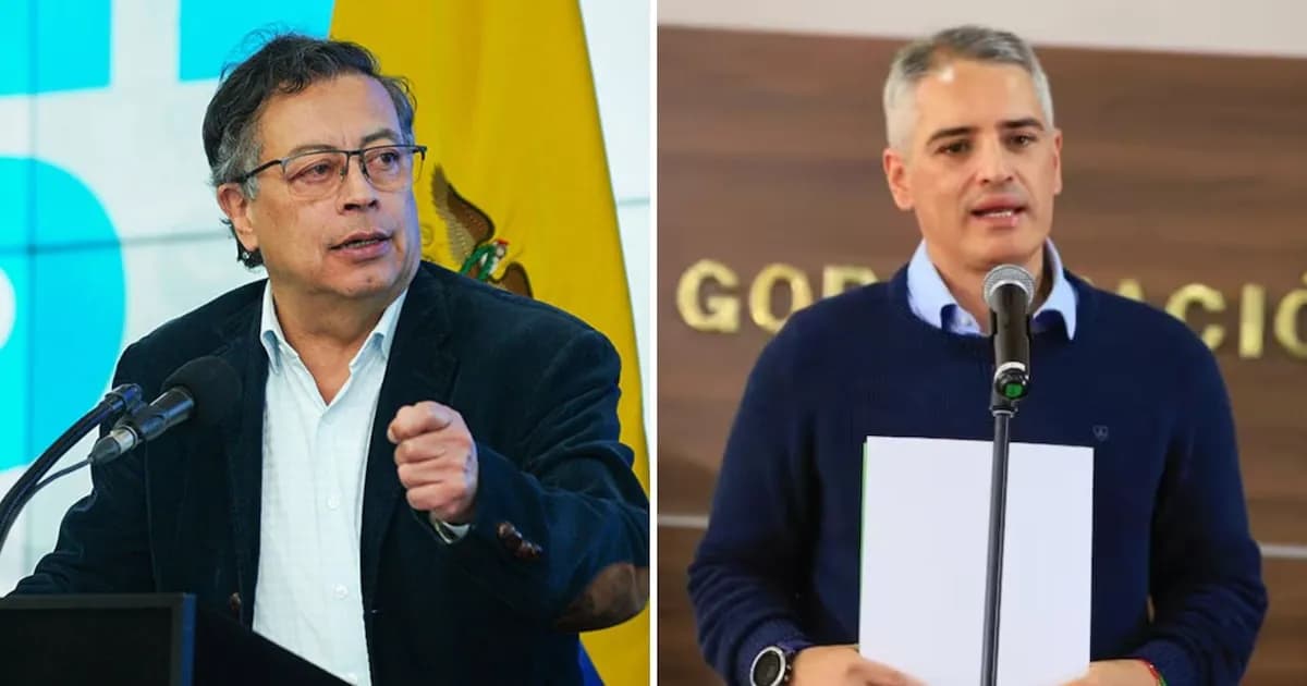 El Gobernador de Antioquia critica a Petro por minimizar amenazas de seguridad