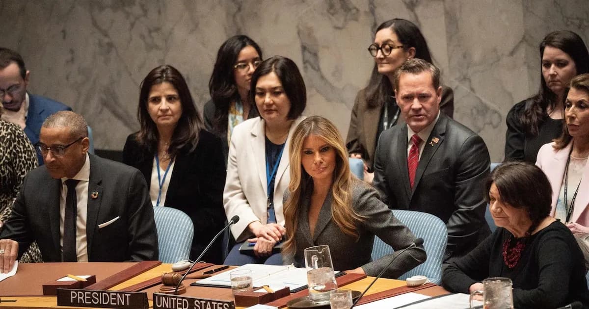 Melania Trump lidera reunión de la ONU sobre educación en zonas de conflicto