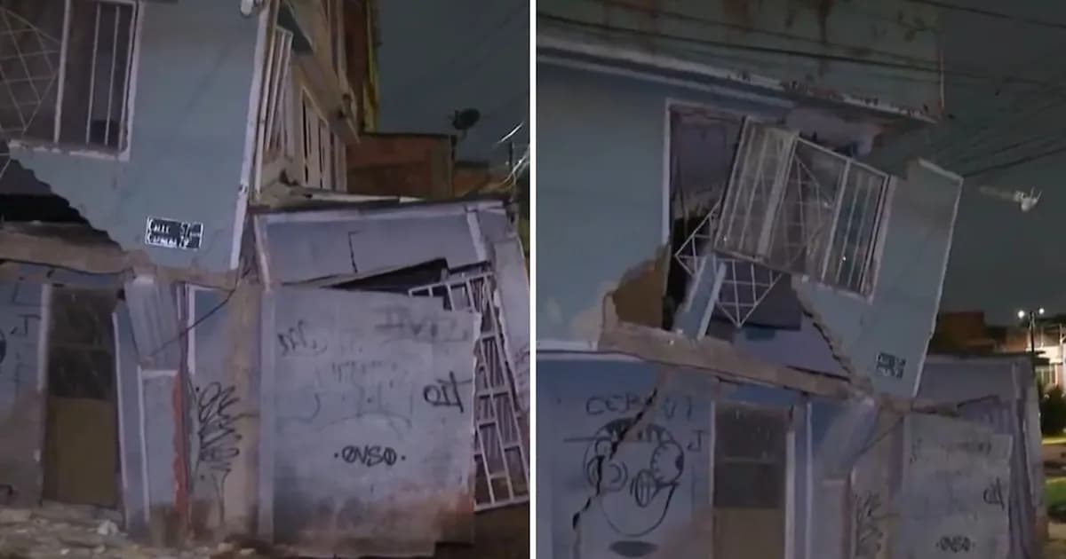 Familia denuncia robos tras el colapso de su hogar en Bogotá