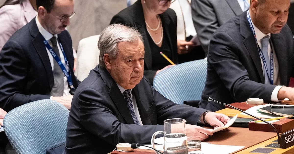 Guterres alerta sobre el grave impacto económico de ataques en infraestructuras del Golfo