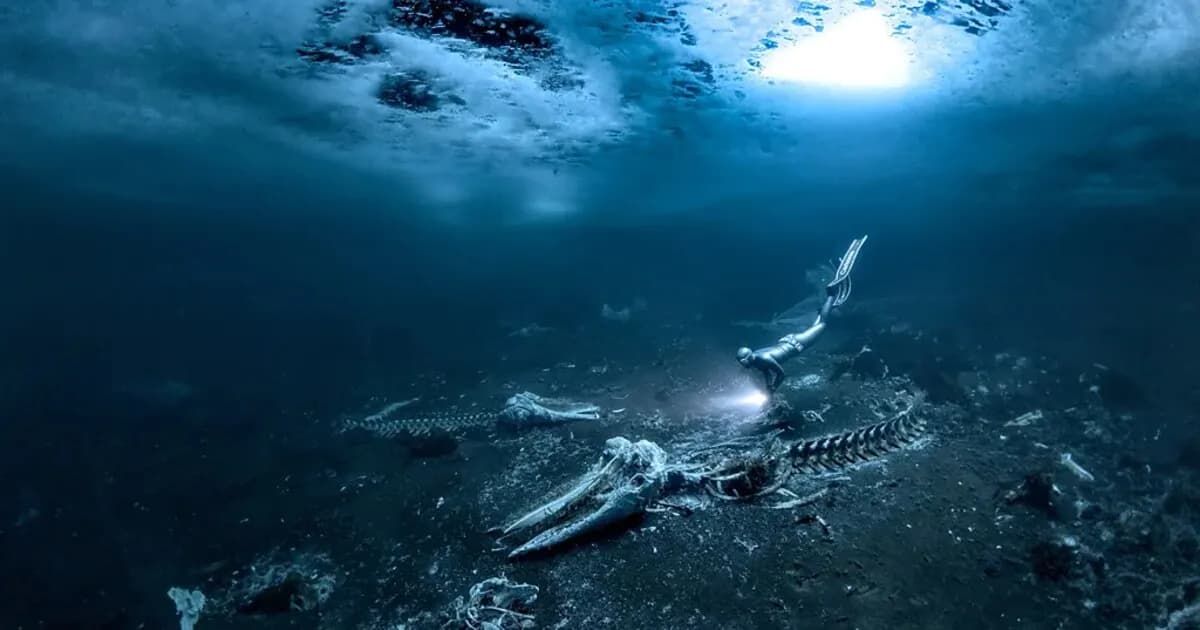 Descubren un inusual cementerio de ballenas en Groenlandia Oriental