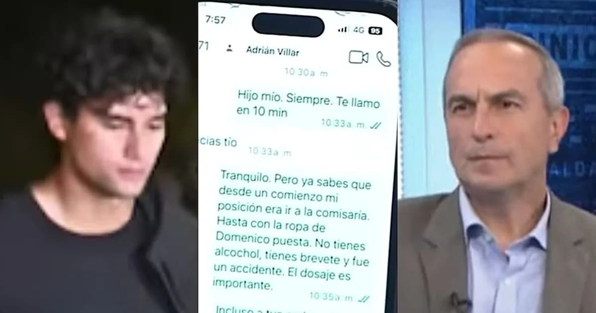 Adrián Villar habría eliminado mensajes sobre su entrega tras el accidente fatal