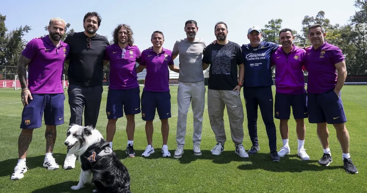 Leyendas del Barcelona visitan Chivas y potencian el futuro del fútbol mexicano