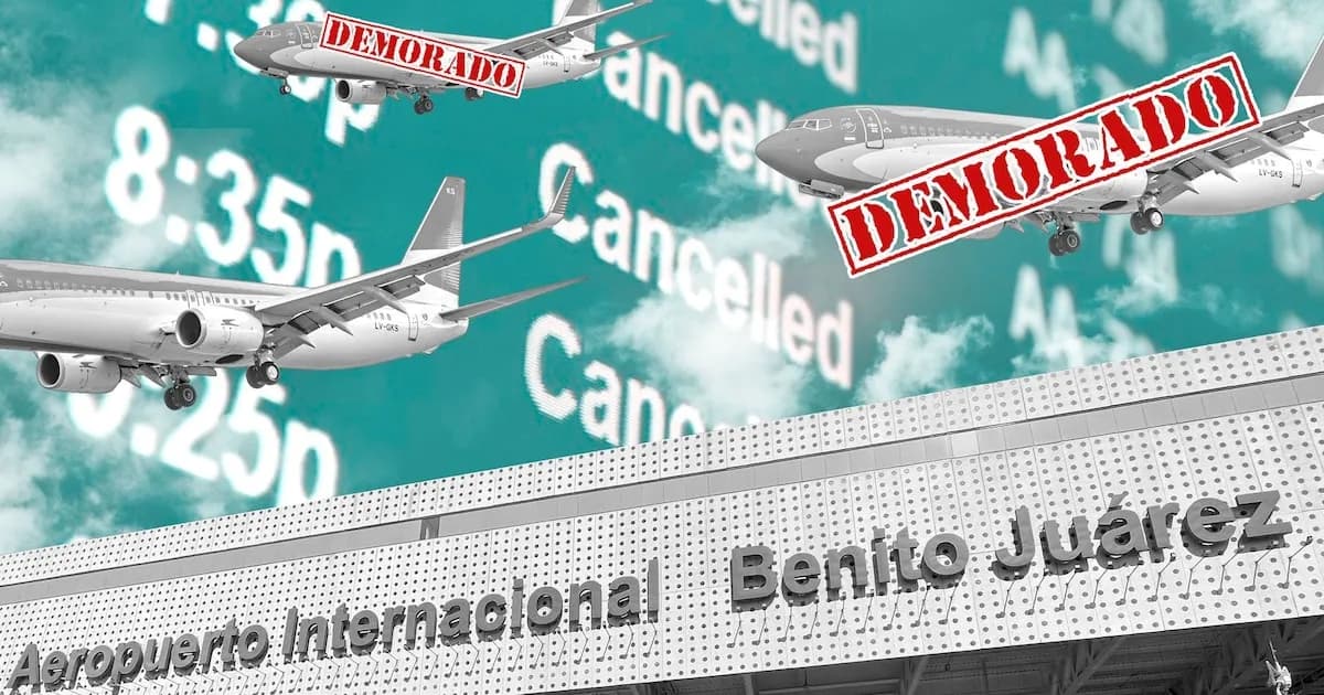 Actualización en tiempo real sobre vuelos: demoras y cancelaciones en el AICM