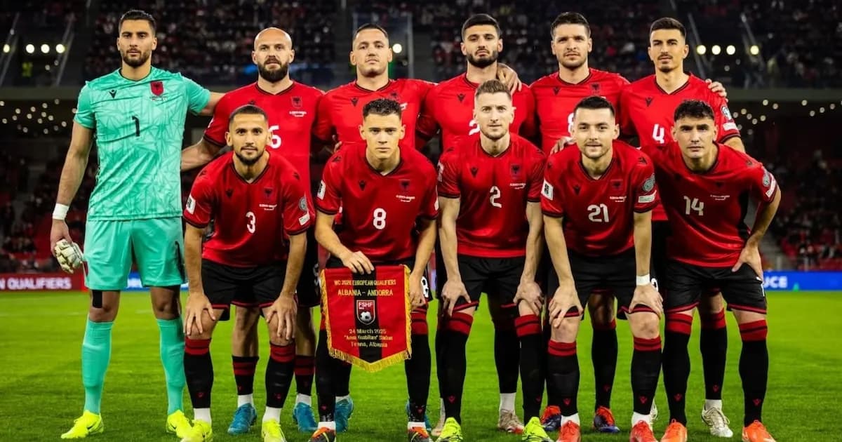 Albania busca hacer historia en el repechaje mundialista ante Polonia en Varsovia